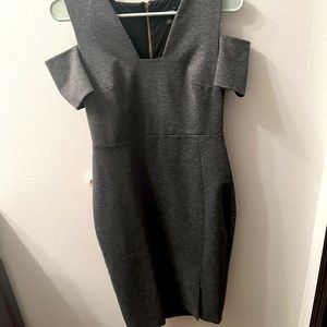 Express charcoal mini dress